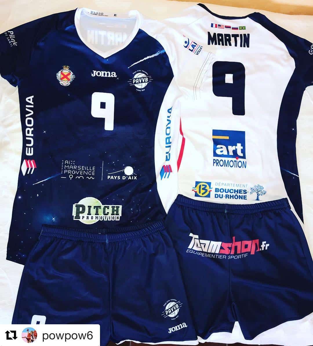 Pays d Aix Venelles Volley Ball et Joma pr sentent les maillots