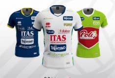 Image de l'article Trentino Volley et Errea dévoilent les maillots 2018-2019