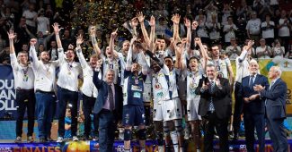 Image de l'article La compo chaussures de Tours Volley Ball en finale de la Coupe de France 2019