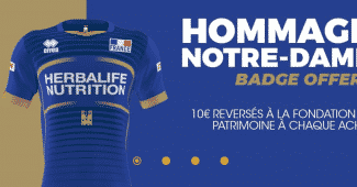 Image de l'article Un badge en hommage à Notre-Dame de Paris sur les maillots de l’équipe de France