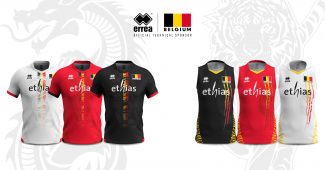 Image de l'article Errea dévoile les nouveaux maillots de volley de la Belgique