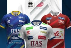 Image de l'article Trentino Volley et Erreà présentent les nouveaux maillots 2020-2021